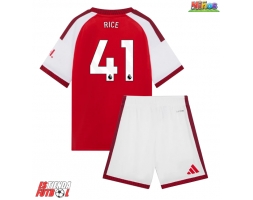 Arsenal Declan Rice #41 Primera Equipación Niños 2026-27 Manga Corta (+ Pantalones cortos)